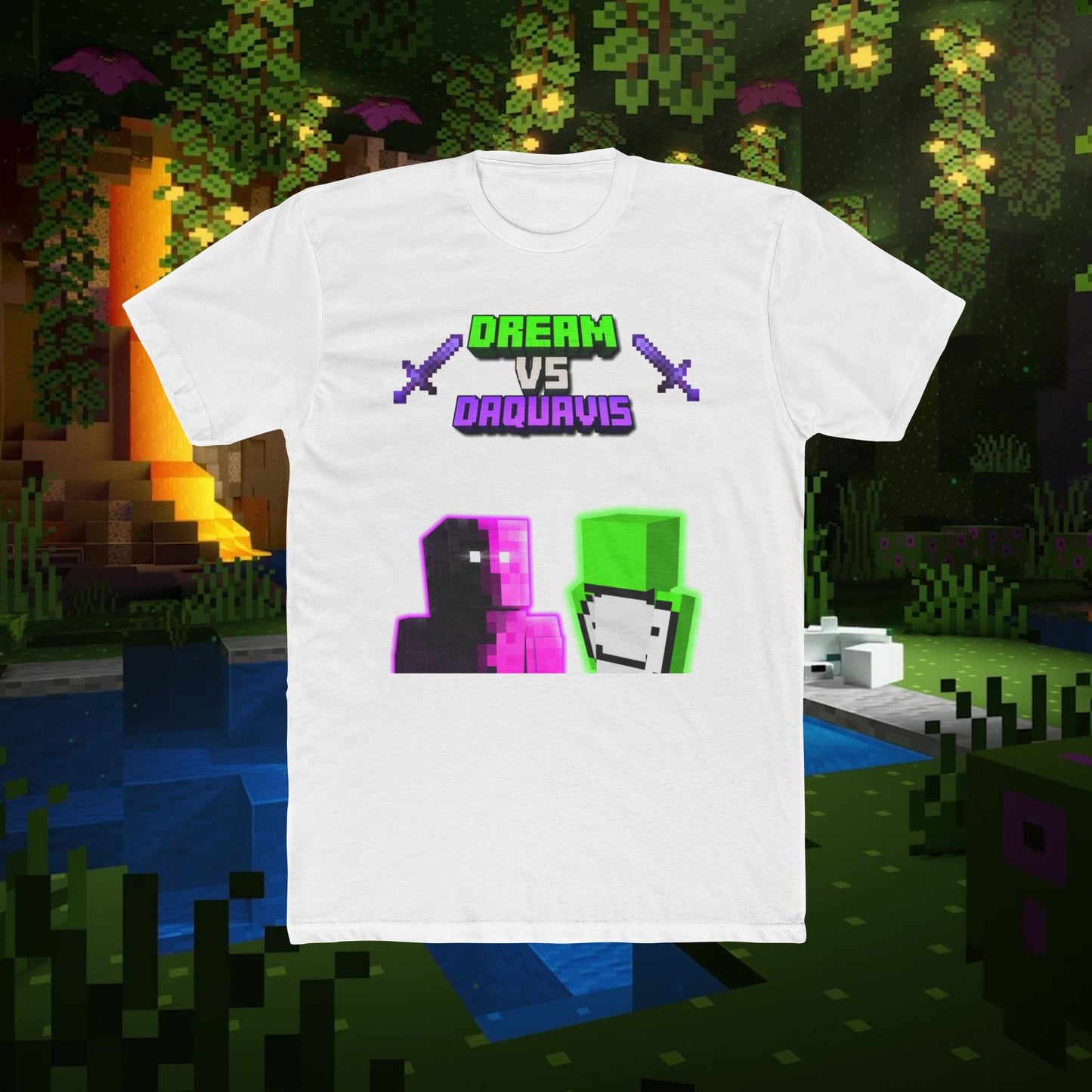 Dream vs Daquavis Unisex Cotton Crew Tee - Gamer Graphic T-Shirt
